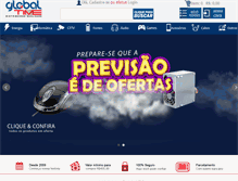 Tablet Screenshot of globaltimedistribuidora.com.br